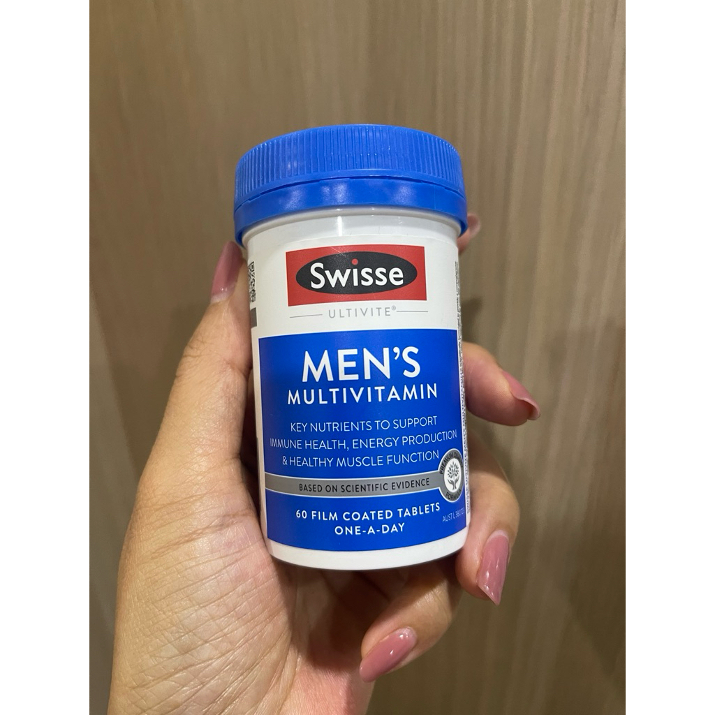 Swisse Men’s Ultivite Multivitamin 60เม็ด (พร้อมส่ง) Exp.10/26