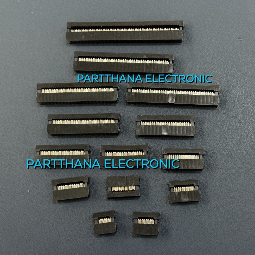 CONNECTOR ย้ำสายแพรตัวเมีย 2.00MM IDC-6PIN-8PIN-10PIN-12PIN 14PIN-16PIN-20PIN แพ็ค3ชิ้น สินค้าพร้อมส