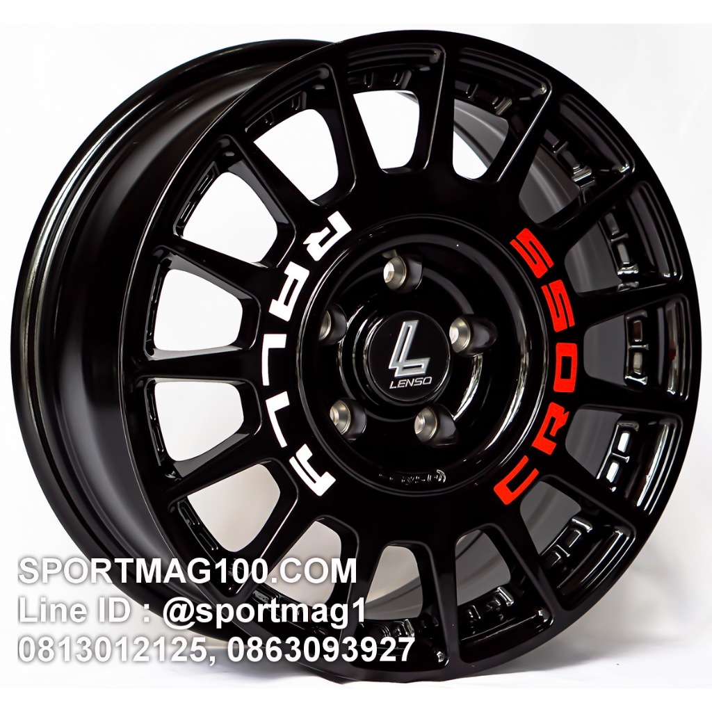 ล้อแม็กซ์ Lenso M1K ขอบ16นิ้ว 5รู114 สีดำเงา กว้าง7นิ้ว Offset20 [21523]