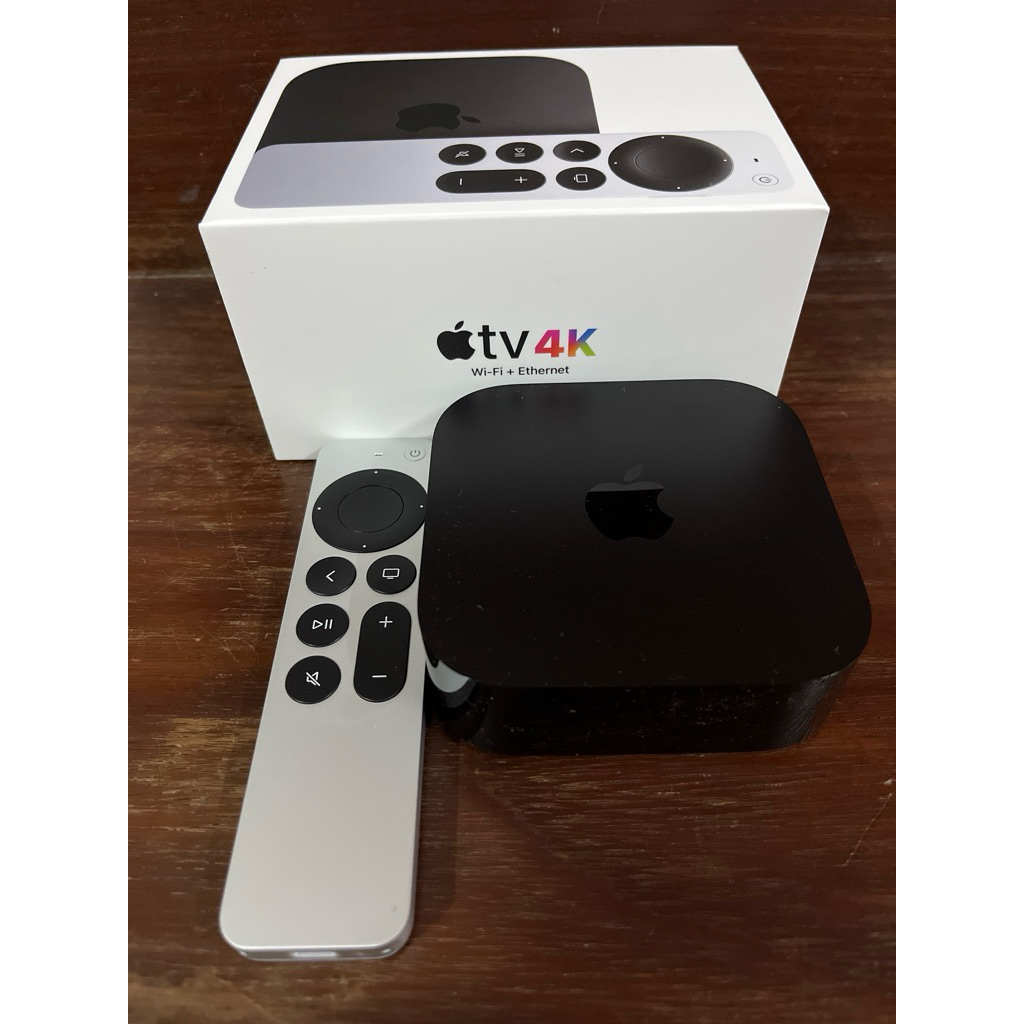Apple TV 4K รุ่น Wi‑Fi + Ethernet พร้อมพื้นที่จัดเก็บข้อมูล 128GB (มือสอง มีตำหนิตามรูปภาพ)