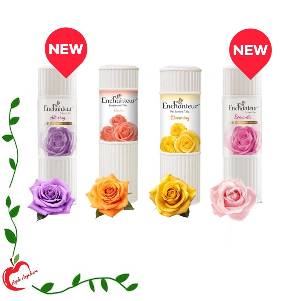 Enchanteur Perfumed Talcum 100g. เอนแชนเทอร์ แป้งหอม มี 4 กลิ่น