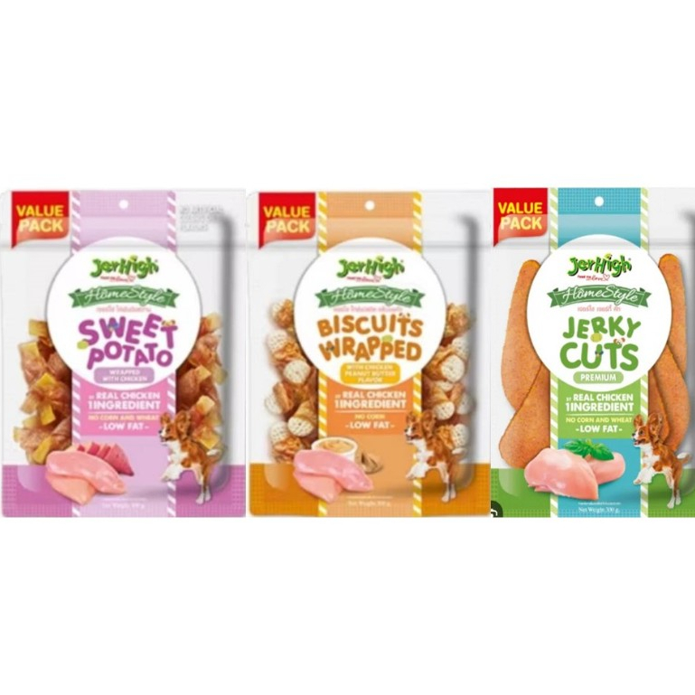 Jerhigh Home Styles ขนมสันในไก่สุนัข ขนาด 300g.*โปรดอ่านรายละเอียดก่อนสั่งซื้อ