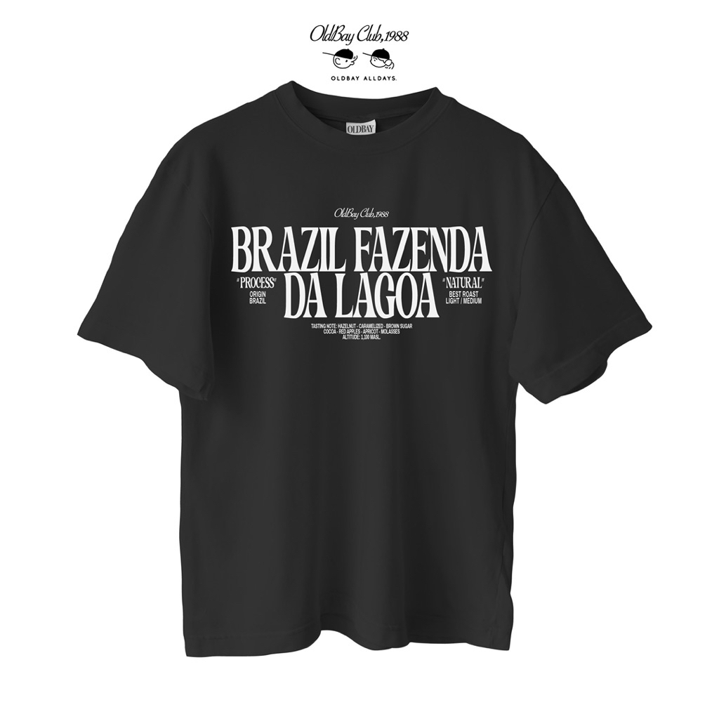 OLDBAY® Oversize Tees “BRAZIL FAZENDA DALAGOA ”