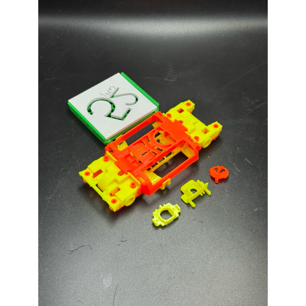 Tamiya mini 4WD MS L suspension ( โช้ค ) เลม่อน ส้ม