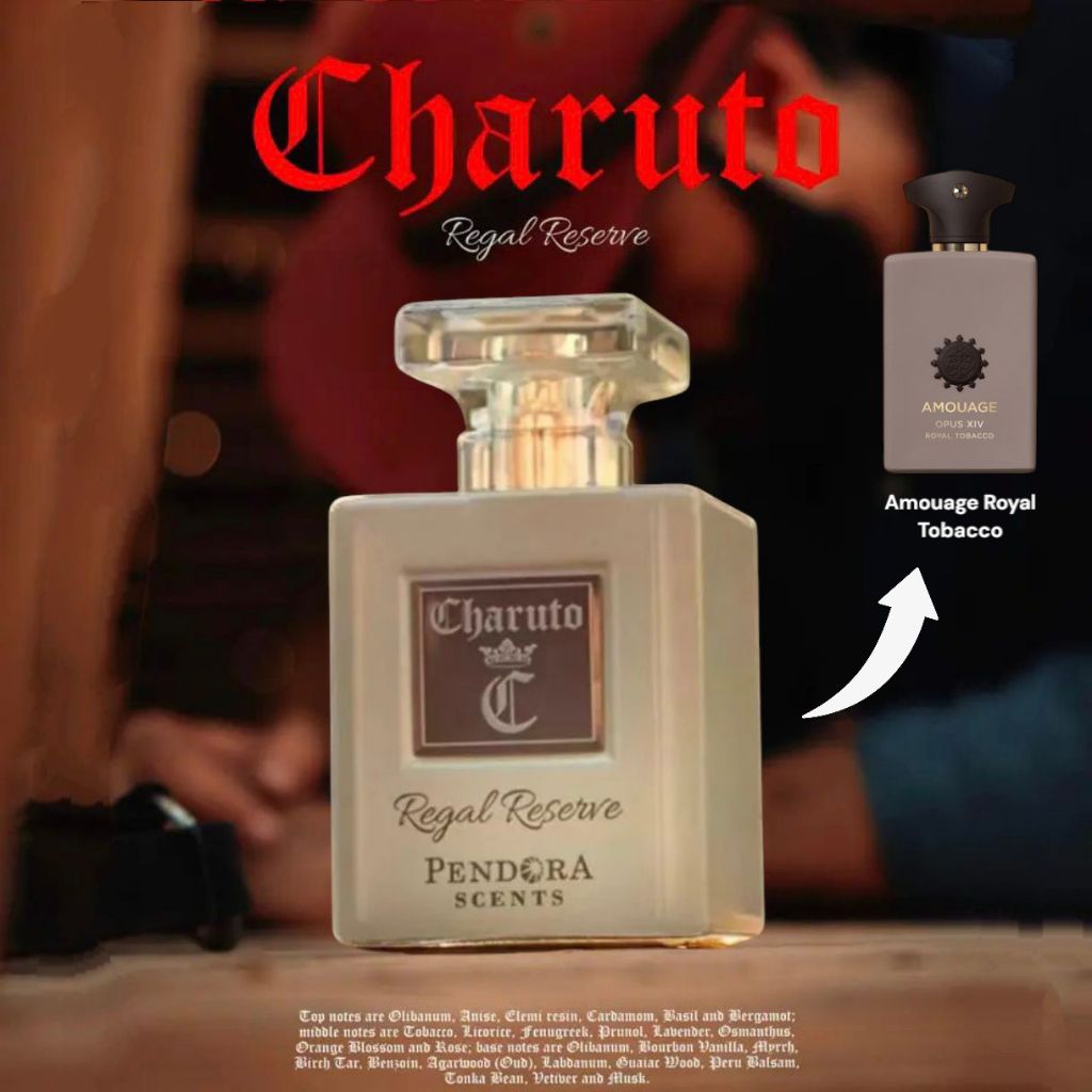 CHARUTO REGAL RESERVE Edp by Paris Corner Inspired by Amouage Royal TobaccoUNISEX