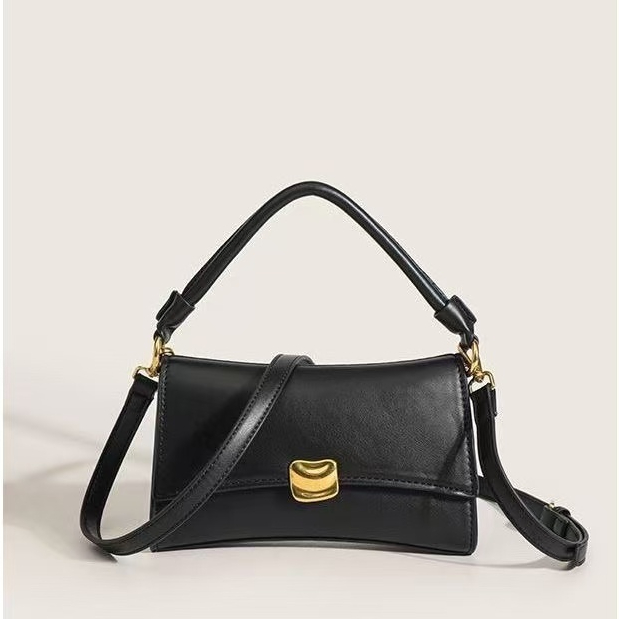 กระเป๋าสะพายไหล่ หนังPU ลายเรียบ สีพื้น แฟชั่น    Z888