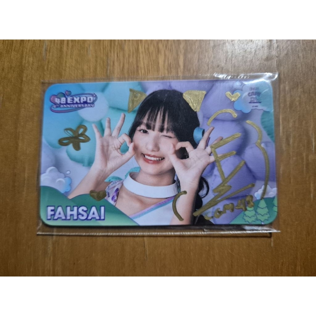 เแม๊กเนต งาน 48 Expo 8th Anniverary BNK48 CGM48 ลายเซ็นตฟ้าใสCGM48