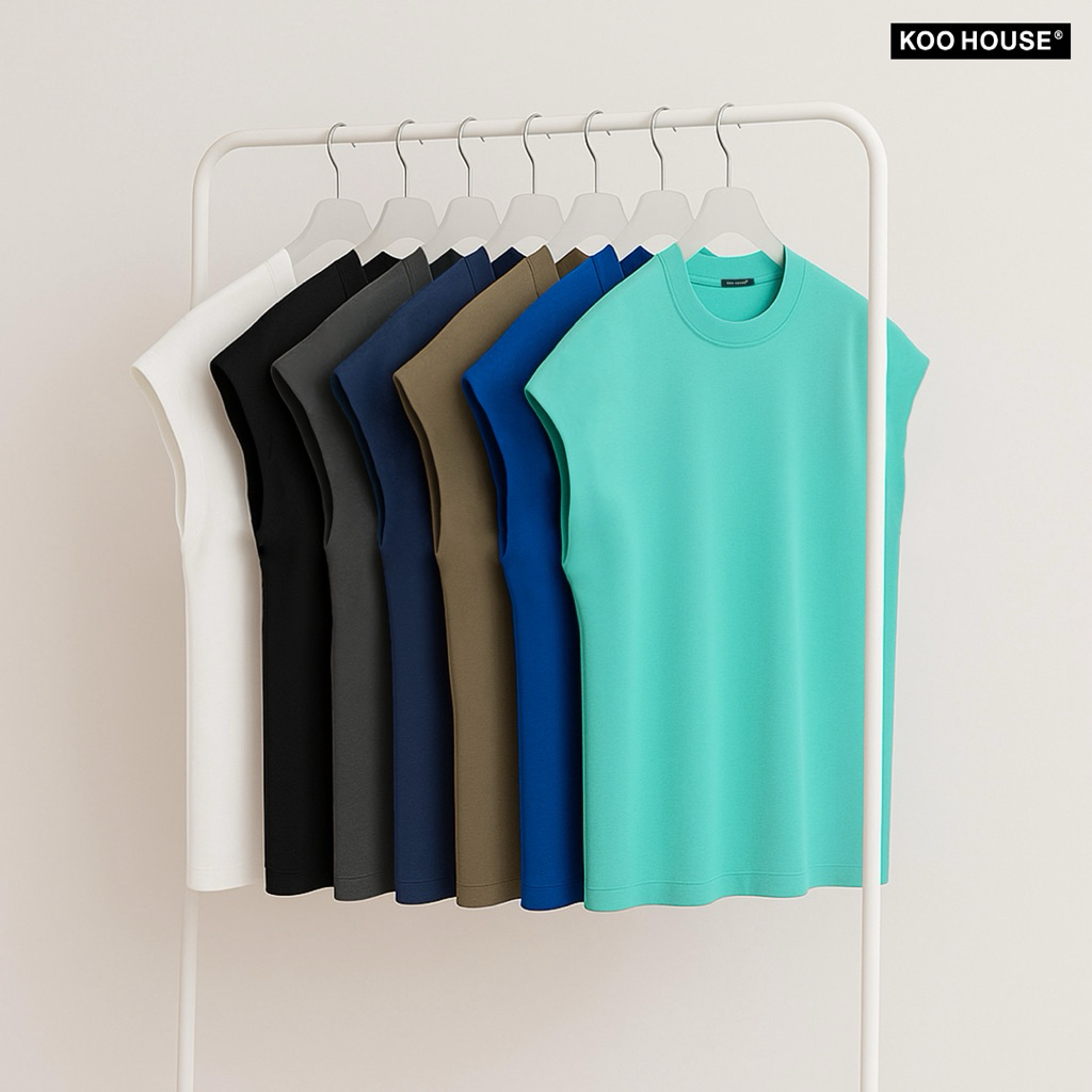 เสื้อแขนตัด koo house sleeveless เสื้อแขนกุด