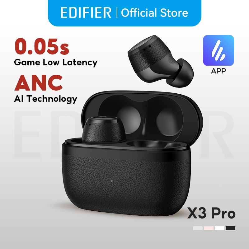 Edifier X3 Pro TWS ANC ตัดเสียงรบกวน หูฟังบลูทูธ โทรได้ชัดเจน V5.4 เชื่อมต่อสองอุปกรณ์ได้ IP54