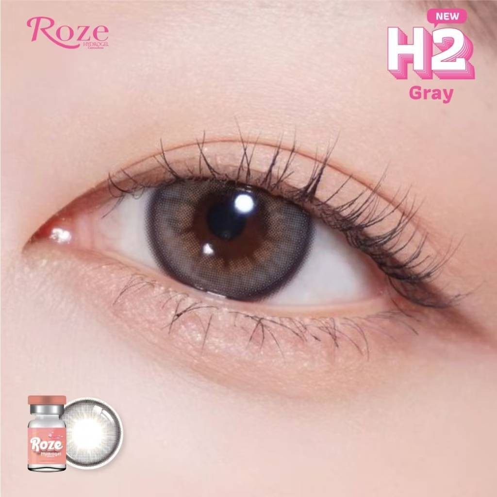 🔥คอนแทคเลนส์ Hydrogel✨ขนาดบิ๊กอาย✨ H2 (Rozelens)
