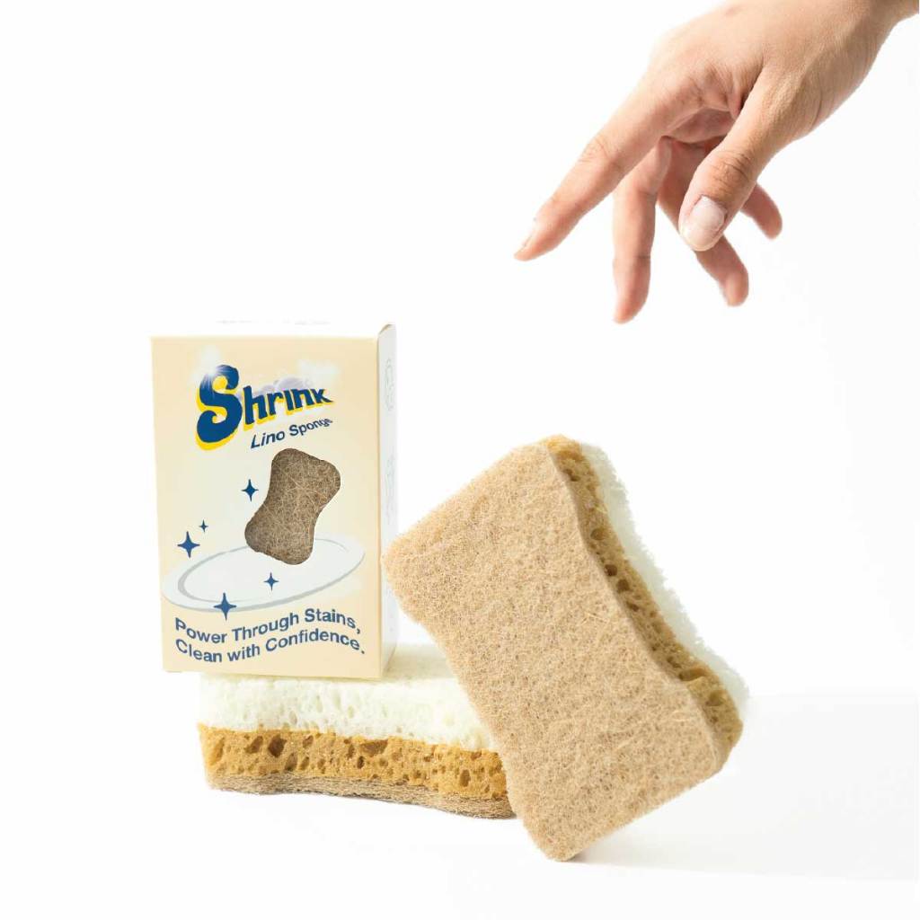 Shrink Lino Sponge (ฟองน้ำล้างจานสุดพรีเมี่ยมสำหรับล้างภาชนะในครัวเรือน) - รูปที่ 2