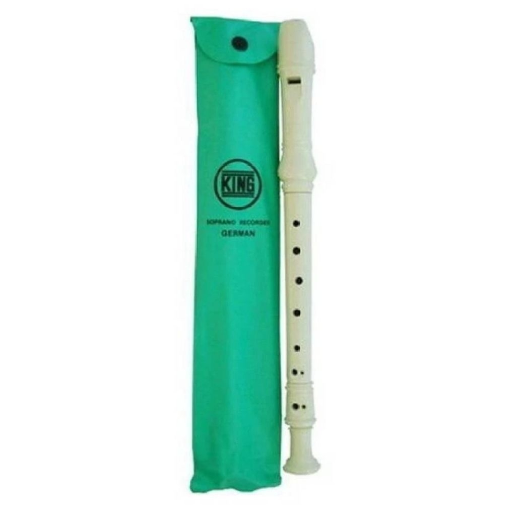 King ขลุ่ย รีคอร์เดอร์ ขลุ่ย ขลุ่ยฝรั่ง Recorder K100 (สีขาว)