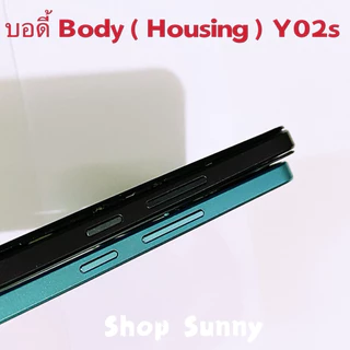 บอดี้ Body（ฝาหลัง+ เคสกลาง + ขอบจอ ) vivo Y02s （ แถมปุ่มเพิ่มเสียง-ลดเสียง + เลนส์กล้อง ）