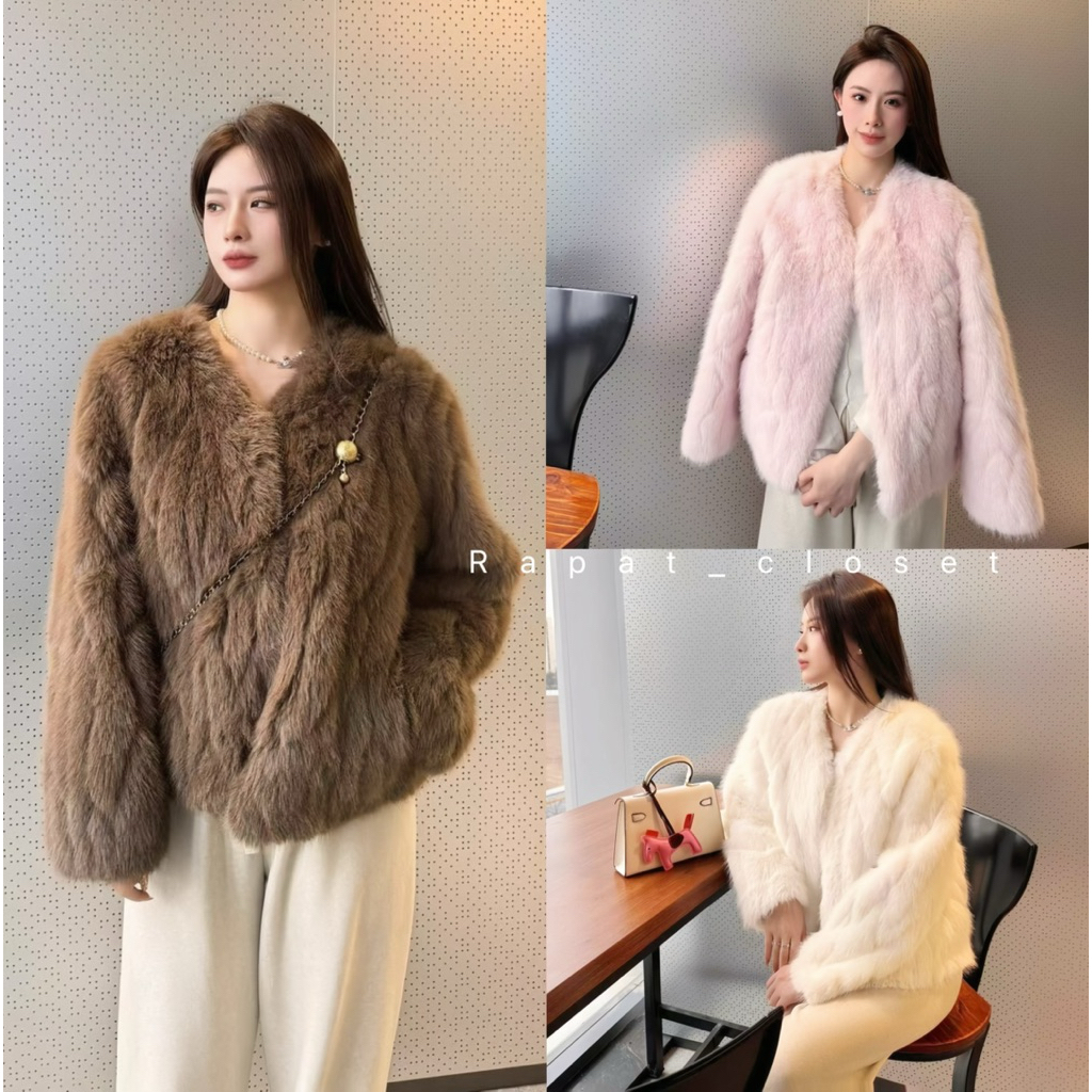 Rapat _closet New ￼พร้อมส่ง  เสื้อกันหนาว เสื้อโค้ทผู้หญิง