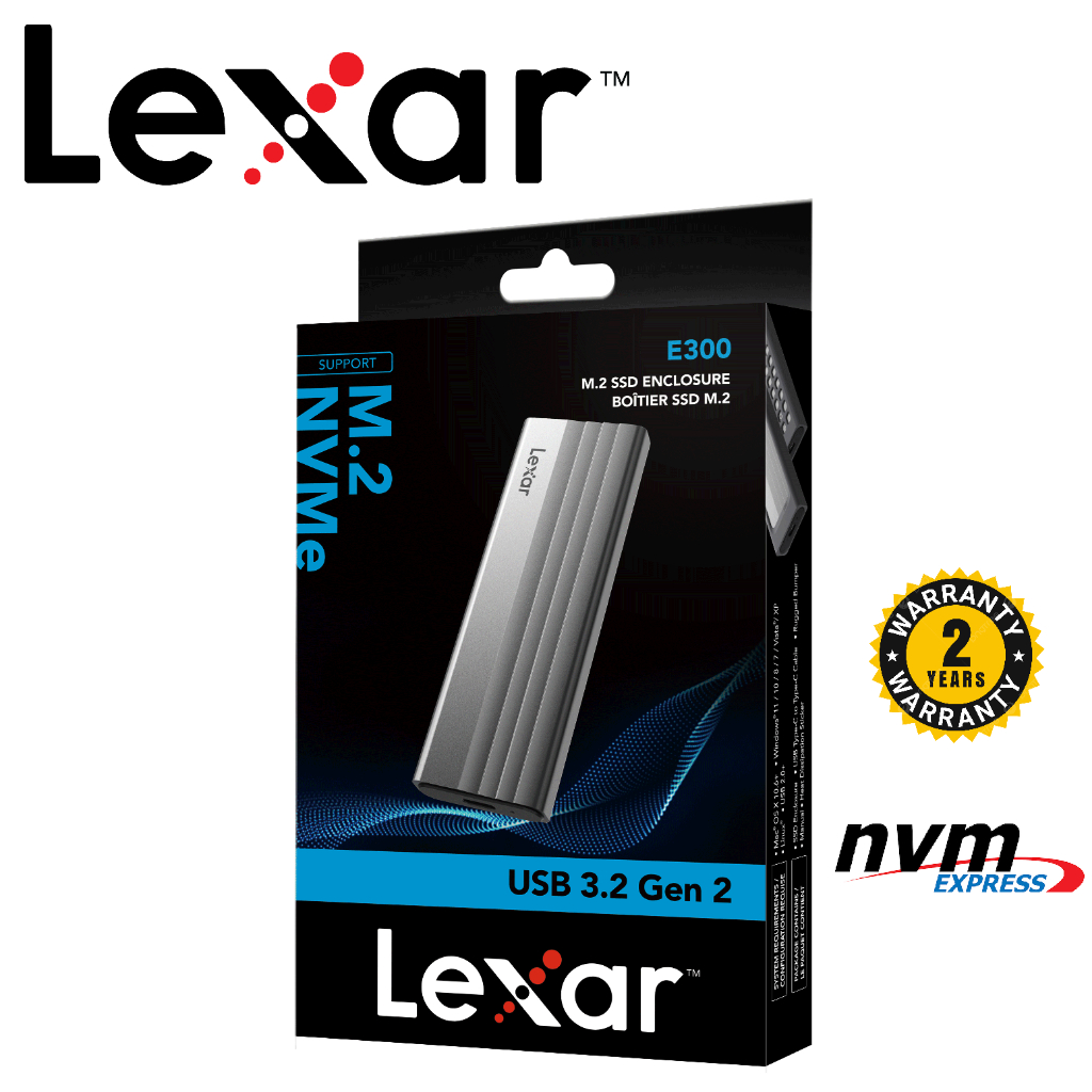 Lexar M.2 NVMe SSD Enclosure