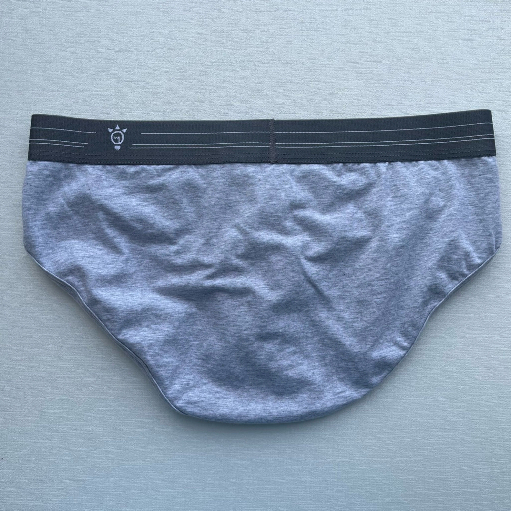 (พร้อมส่ง)กางเกงในชาย Understand สีเทา บรีฟ cotton size S,-XXL