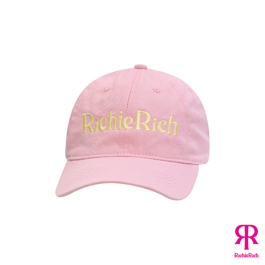 RICHIERICH By TandT - Light Pink - RICHIERICH LOGO EMBELLISHED CAP หมวกแก็ปปักด้ายคำอ่าน ริชชี่ริช