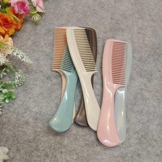 COMB-V02 หวีอีโต้ หวีด้ามจับ หวีปลายแหลม หวีถี่ สีพาสเทส