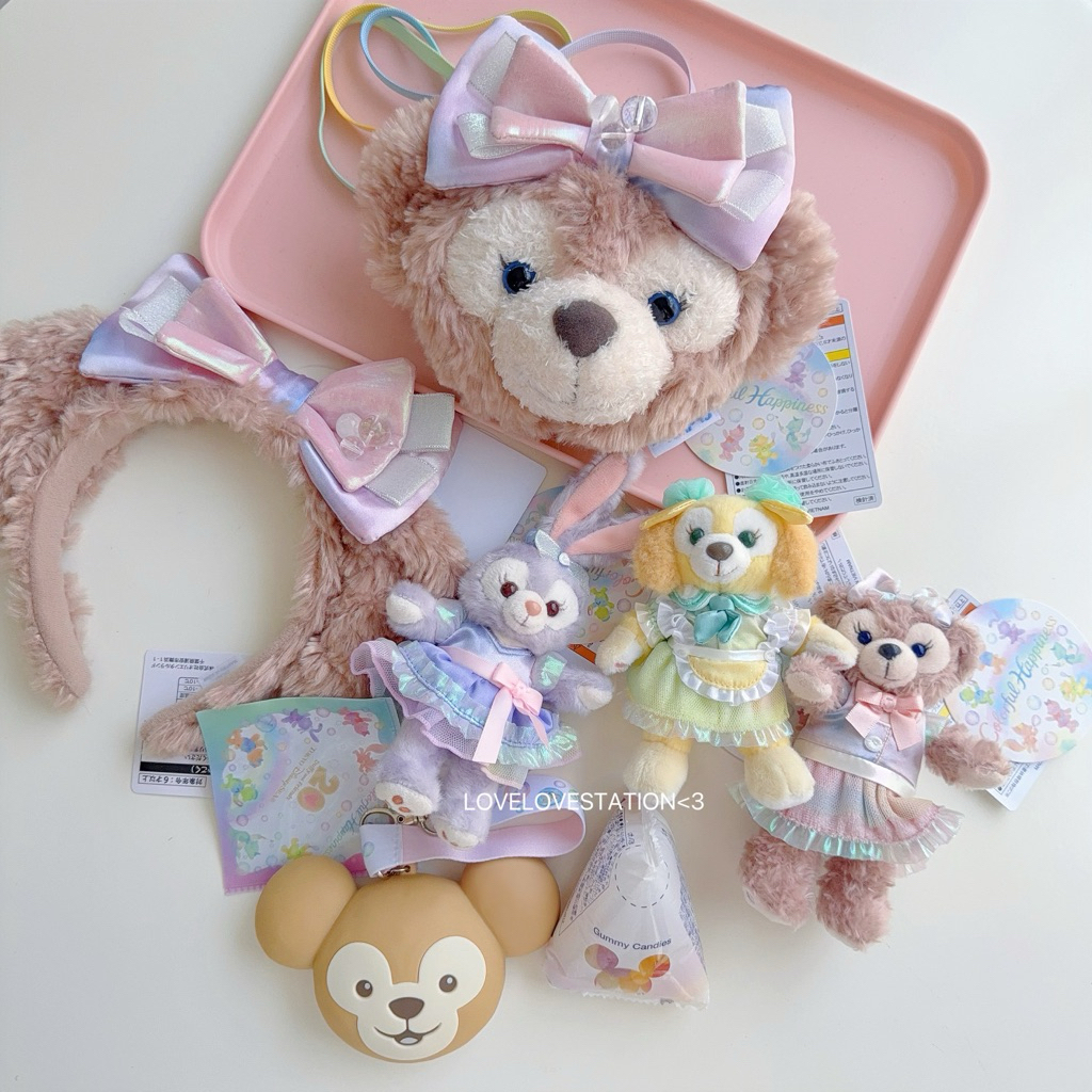 พร้อมส่ง🎪พวงกุญแจ/คาดผม/กระเป๋า Duffy and Friends 20th Colorful Happiness💕
