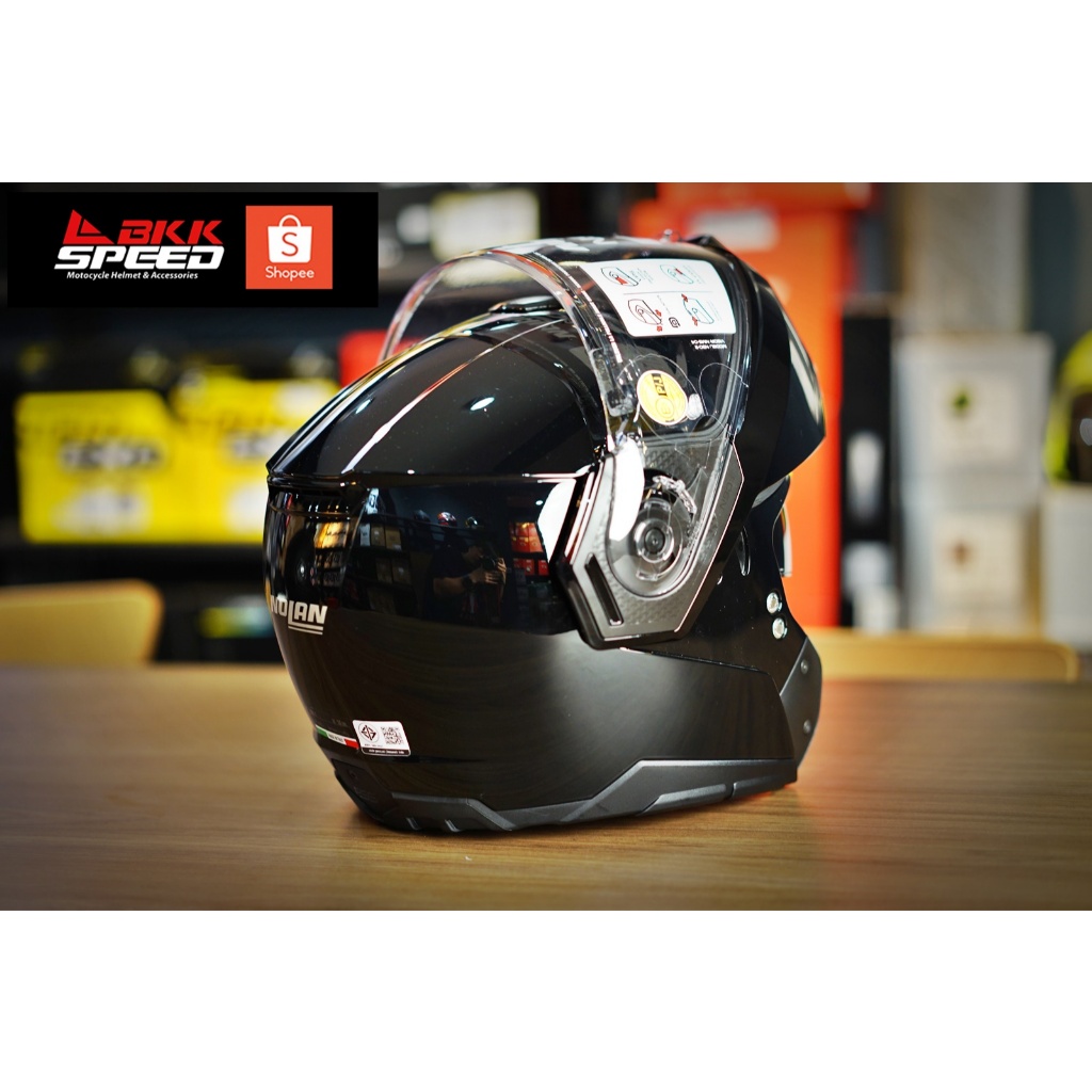 Nolan N90-3 Classico Black (301) ดำเงา ยกคาง จาก อิตาลี ECE R22.06 - รูปที่ 3