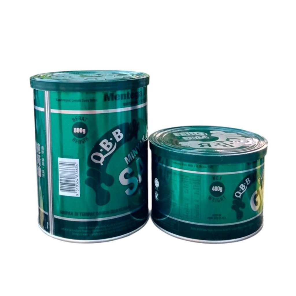 QQB เนยเพียวก็ เนยแท้ 100% PURE GHEE 150/400/800กรัม