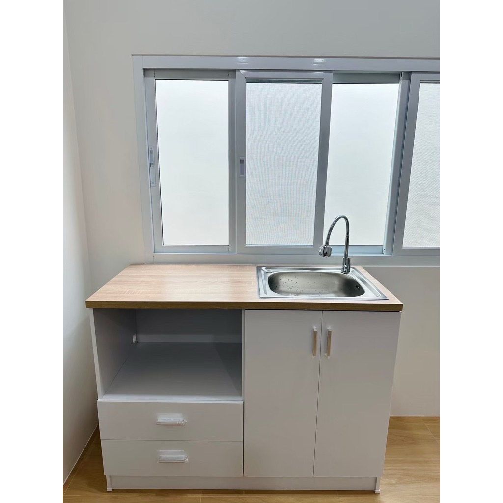 ซิงค์ 120 รุ่น 2 ลิ้นชัก🎉ต่างจังหวัดสอบถามก่อนสั่งซื้อ🎉