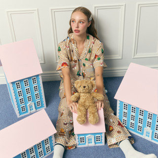 ชุดนอนกางเกงขายาว Cuddly Dreams - Cuddly's Camping