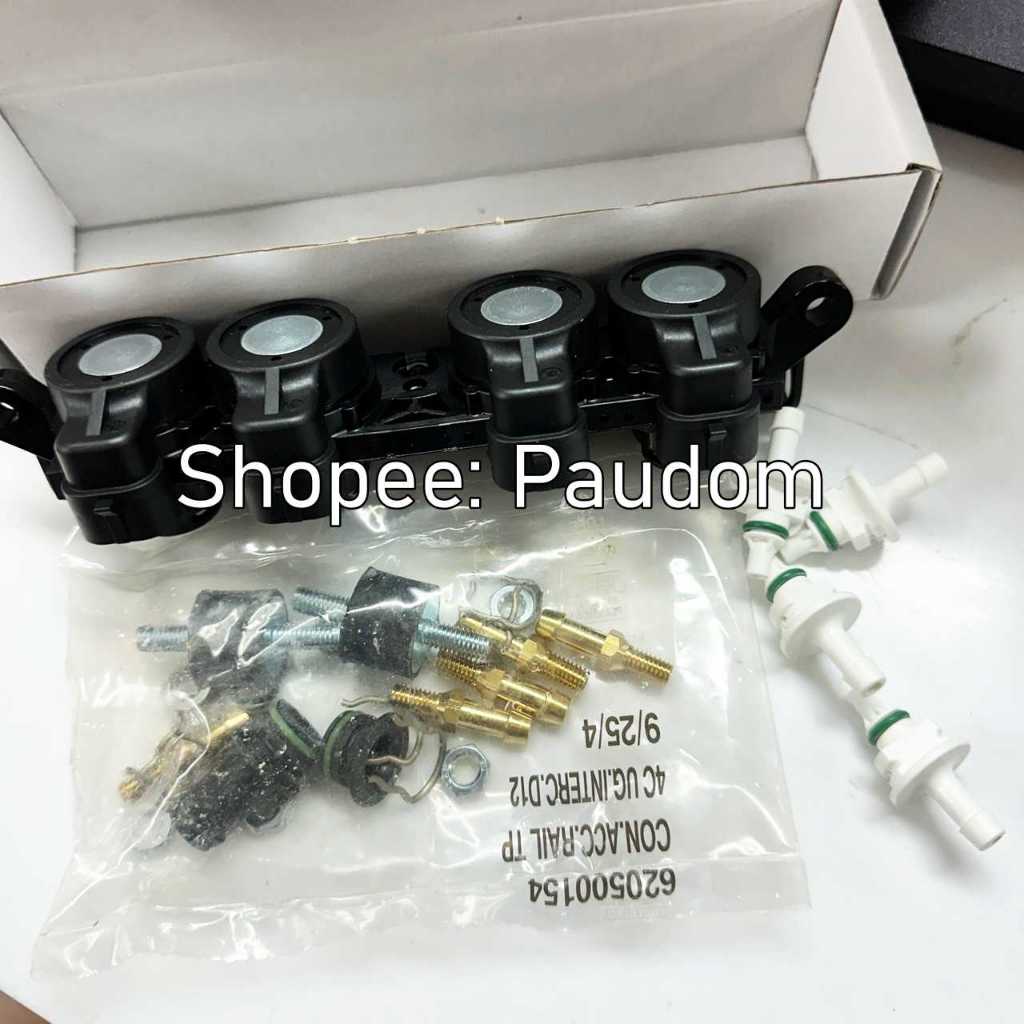 รางหัวฉีด AEB อิตาลี ของแท้ I-PLUS 1 สูบ รางไอพลัส อะไหล่แก๊ส LPG รถยนต์