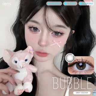 🔥คอนแทคเลนส์✨ขนาดบิ๊กอาย✨Bubble ( ilens )✨Brown/Gray/Blue