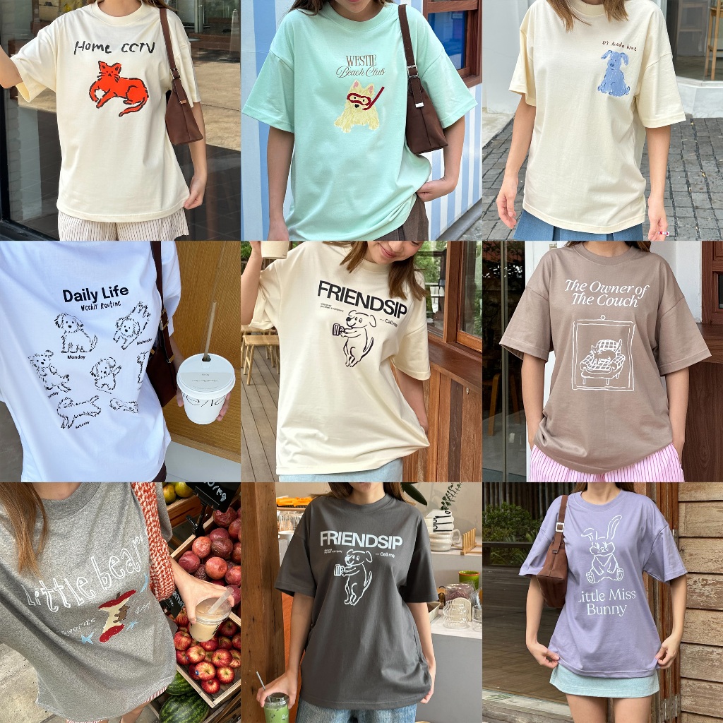 Kudsun Official - Oversized Tee (Animals)