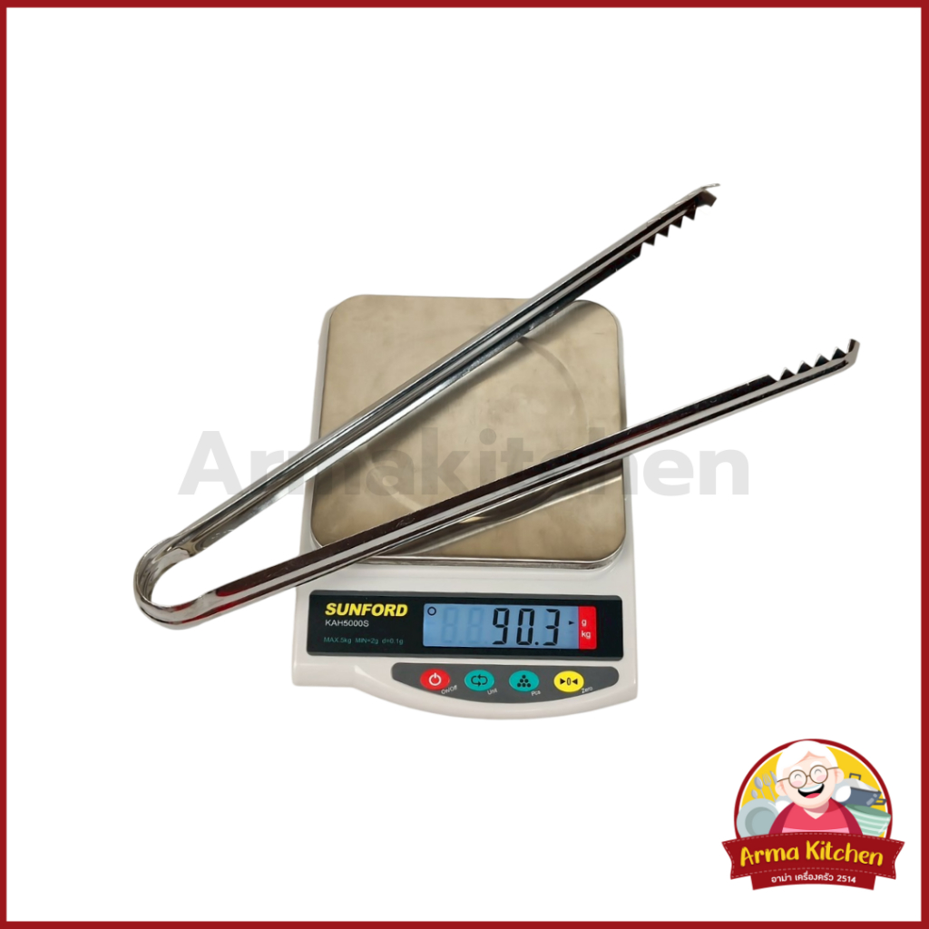 ที่คีบยาว ที่คีบสแตนเลสยาวปากจระเข้ คีบBB ธรรมดา - รูปที่ 4