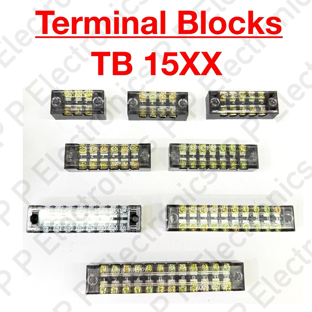 Terminal blocks TB15XX เทอมินอลบล็อก TB15XX (แพคละ 2 ชิ้น) ส่งเร็ว ส่งจากไทย!!