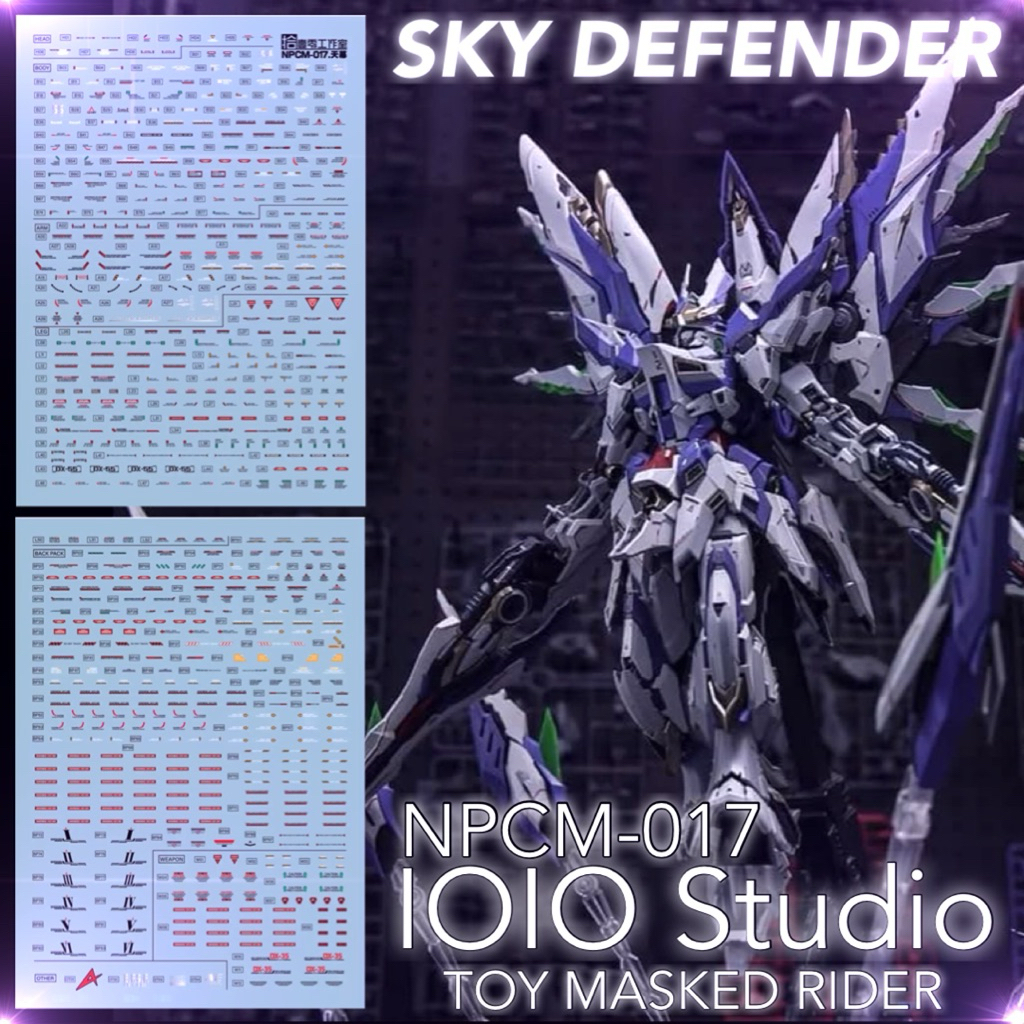 ⬜️🟪พร้อมส่ง ดีคอลน้ำ 1010 Studio DECAL 1/72 SKY DEFENDER ดีคอลน้ำความละเอียดสูง