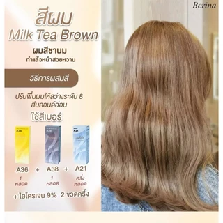 Berina Hair Color ครีมย้อมผม เบอรีน่า สีย้อมผม สีผมเบอริน่า 47เฉดสี