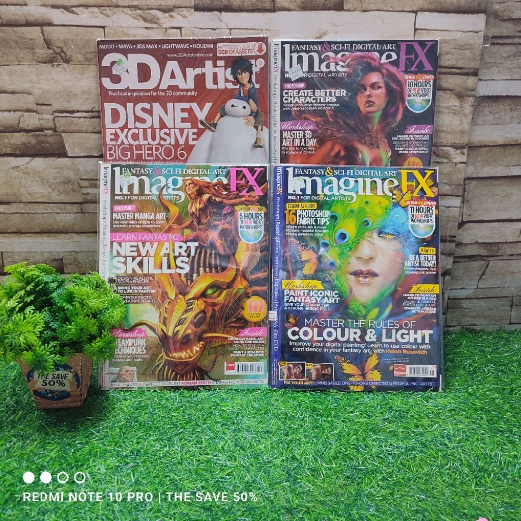 📚🩵หนังสือนิตยสาร🩵📚 Imagine Z2106 Imagine Z2107 Imagine Z2108 3DArtist Z2109