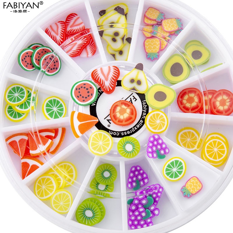 ฟีโม่ผลไม้ 12แบบ สุดน่ารัก #T36