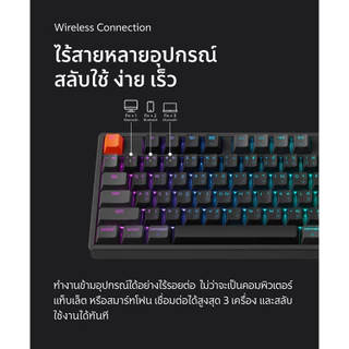 [ส่งด่วน] Keychron K4X wireless 96% Keyboard numpad ไร้สาย ไฟลอด ประกันศูนย์ไทย 2 ปี