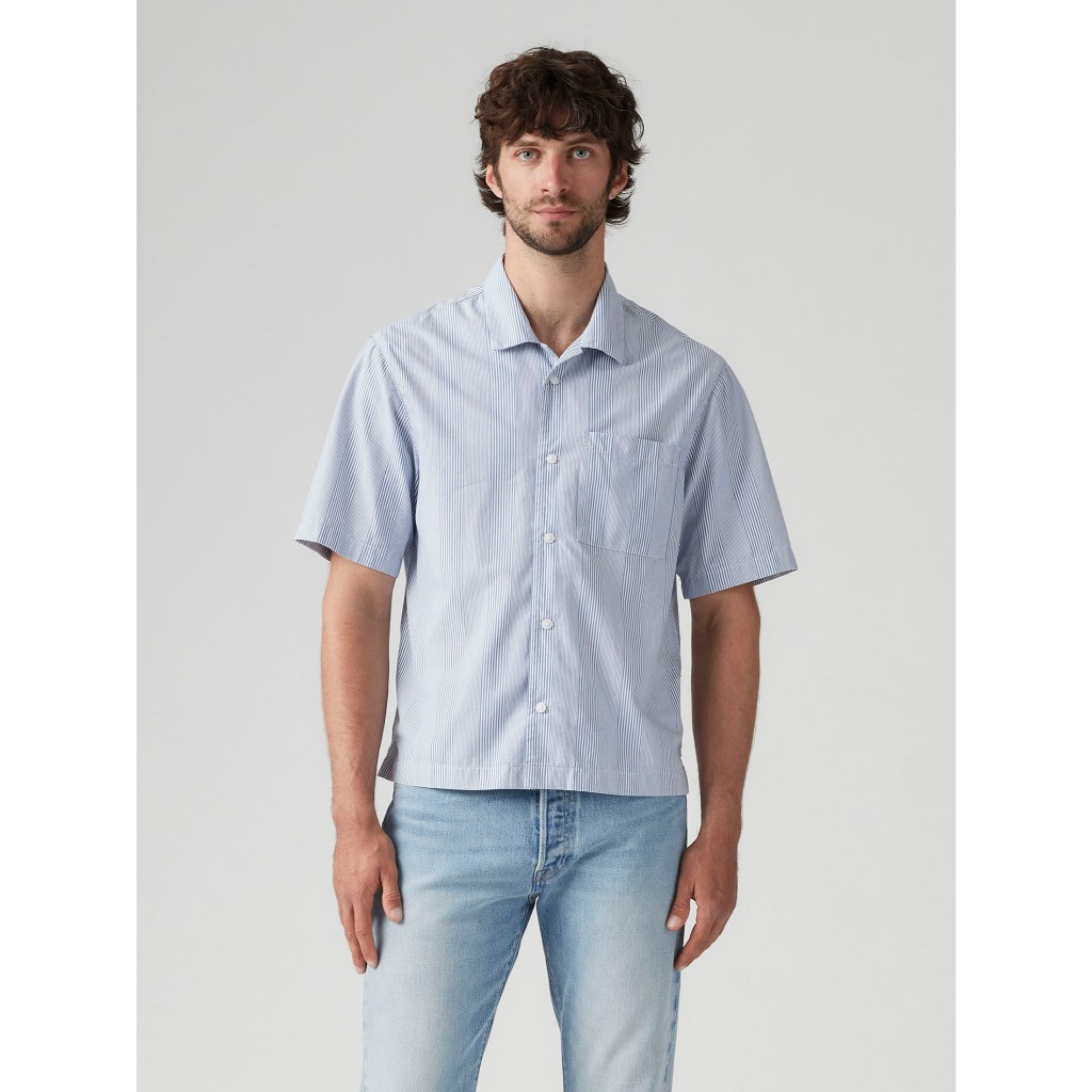 เสื้อเชิ้ตผู้ชาย Levi's® Men's Short-Sleeve Townes Boxy Shirt