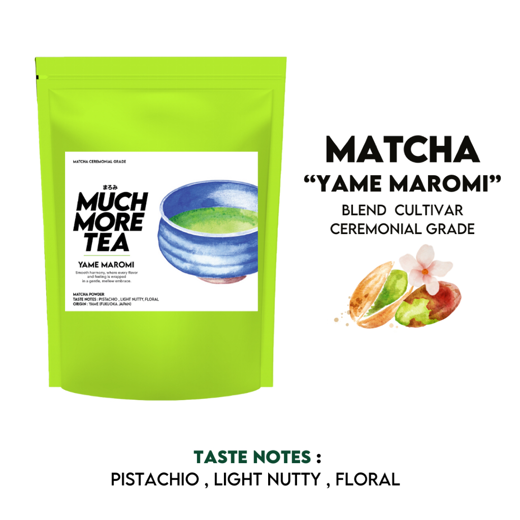 No.6 Yame Maromi ; Tasting Notes : Pistachio , Light nutty , Floral l Much More Tea