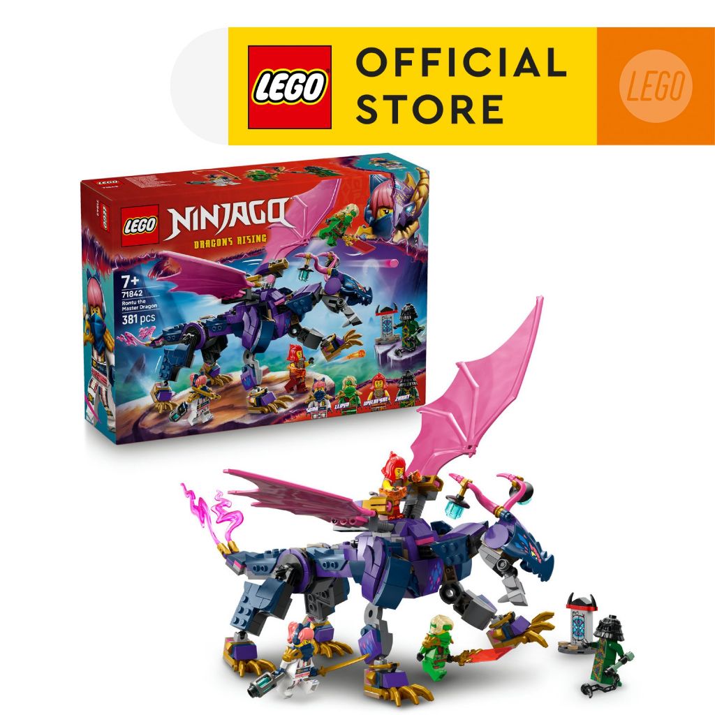 LEGO NINJAGO ‏71842 رونتو التنين المعلم (381 قطعة)