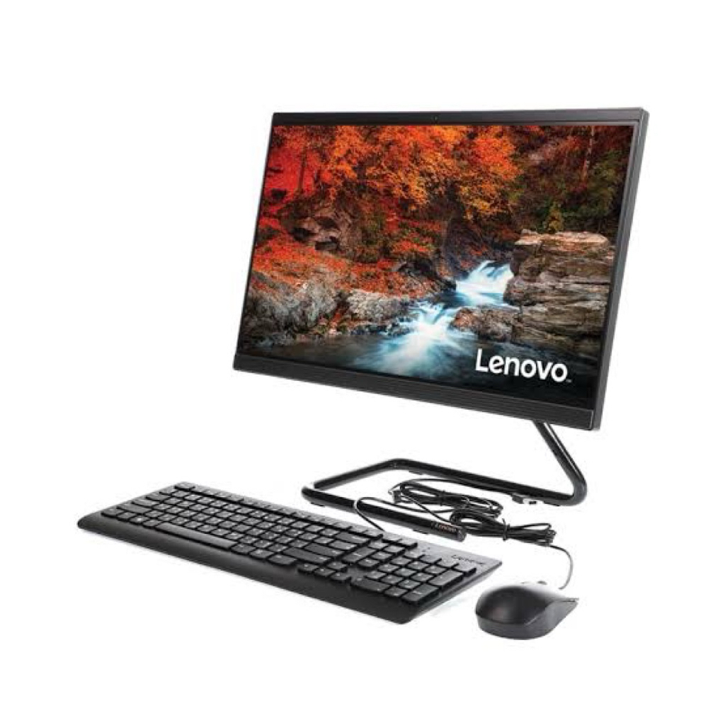 AIO) Lenovo A340-22ICK Core i3 Gen9 Ram 4G (F0ES003FTA) (21.5) เม้าส์ คีย์บอร์ด ไร้สาย