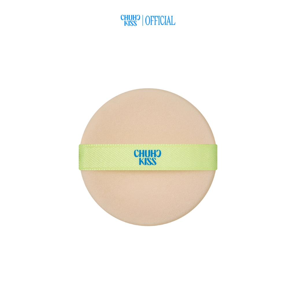 CHU CHU KISS l POWDER FLOCKING PUFF พัฟสำหรับแป้งฝุ่นและแป้งผสมรองพื้นอัดแข็ง
