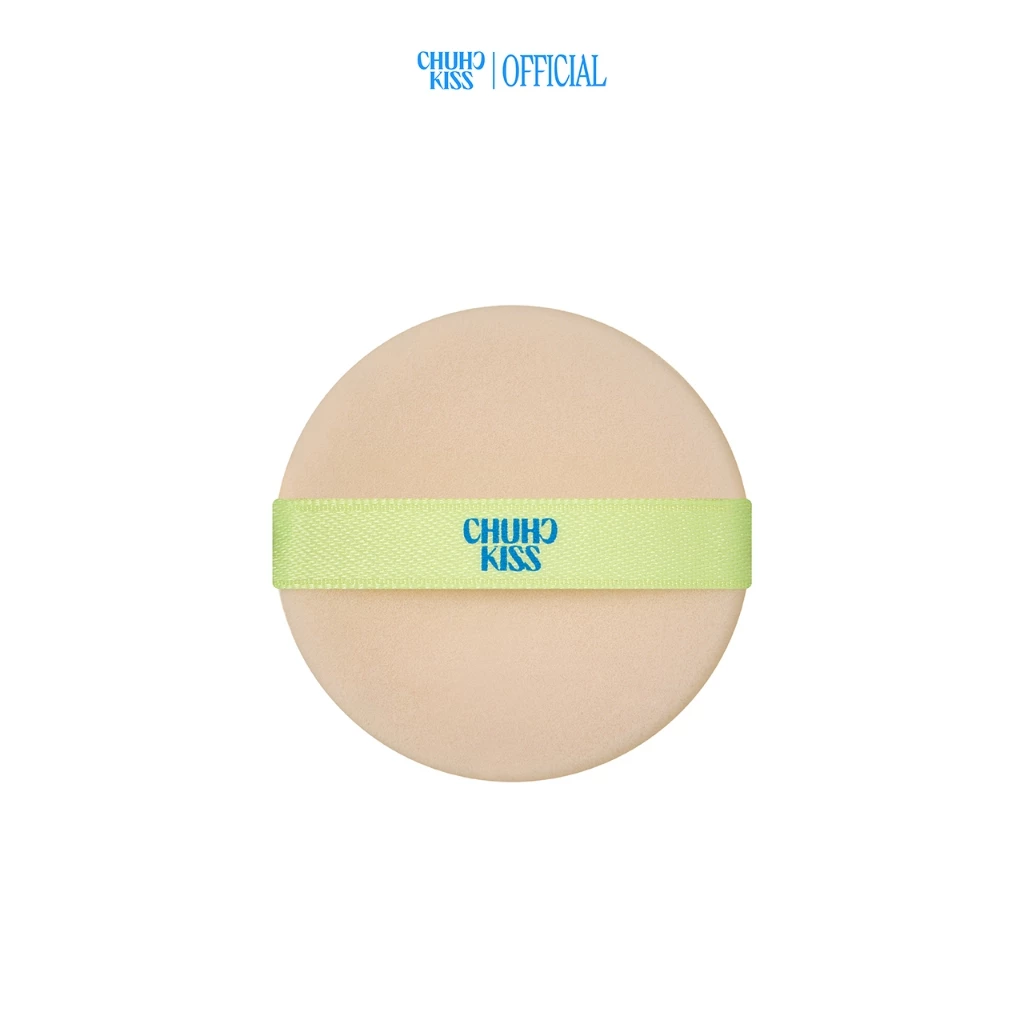CHU CHU KISS l POWDER FLOCKING PUFF พัฟสำหรับแป้งฝุ่นและแป้งผสมรองพื้นอัดแข็ง