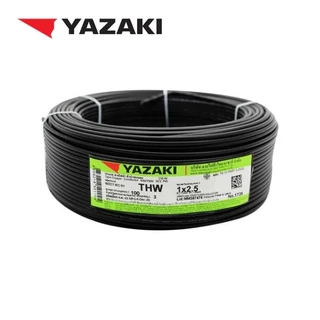 Yazaki สายไฟ IEC01 THW 1X2.5 SQMM 450/750V 100M Cable Thai Yazaki