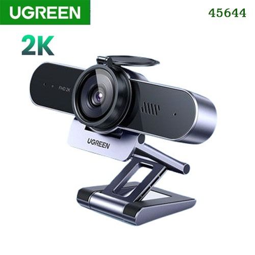 (พร้อมส่ง) UGREEN 45644 USB Webcam 2K HD Mini Webcam For Laptop Computer Web Camera Dual Microphones