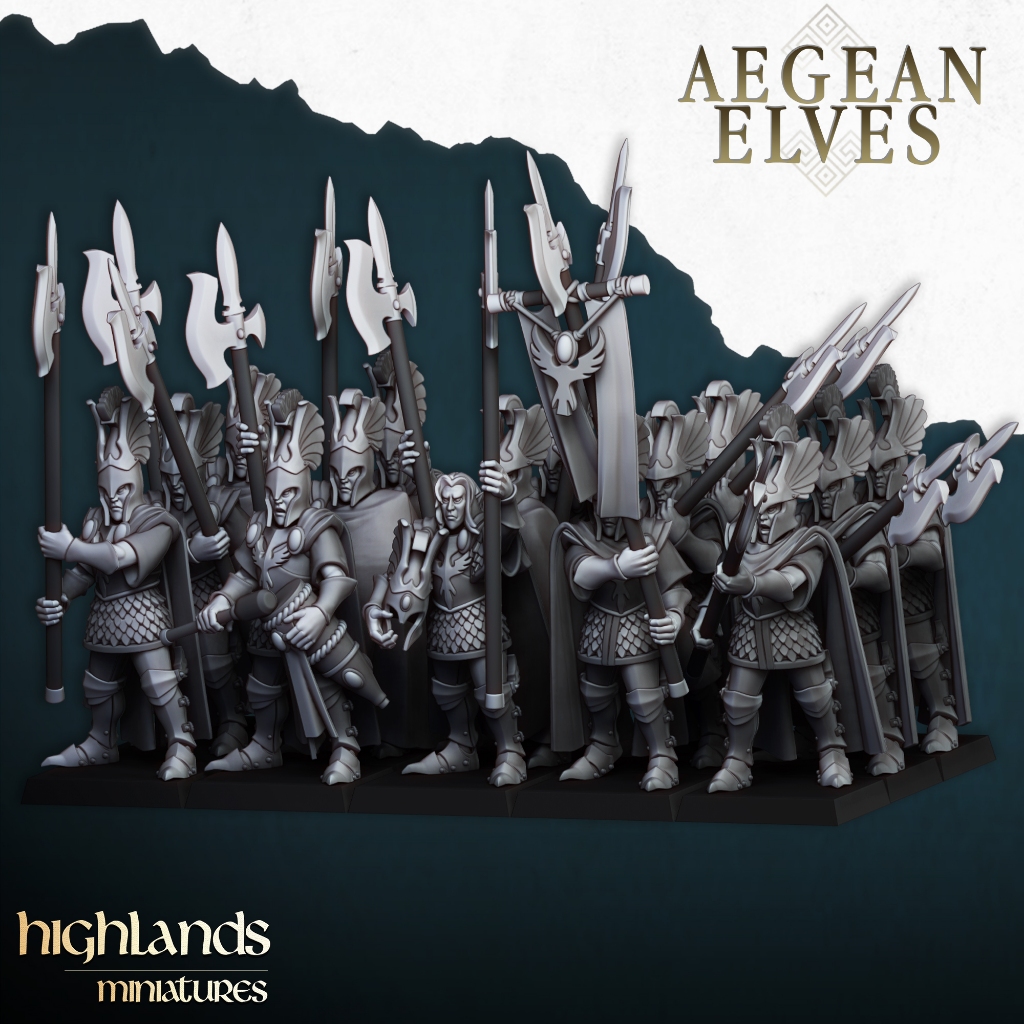 [HIGHLANDS] Aegean Elves - Mycenaean Guard