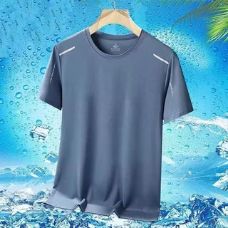 CC-30022 เสื้อแขนสั้นผ้าไหมเย็นแบบบาง ผ้าตาข่าย ระบายอากาศ แห้งไว เหมาะกับหน้าร้อน ใส่สบาย ใช้งานได้หลากหลาย ICE SILK