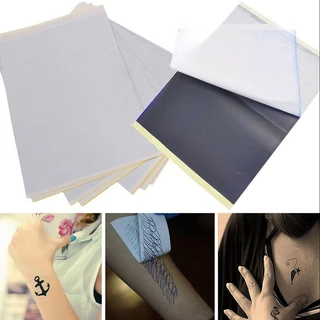 100แผ่น กระดาษลอกลาย A4 Size Tattoo Tracing paper กระดาษลอกลายสัก แผ่นลอกลายสัก