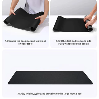รองเมาส์ขนาดใหญ่ ผ้ารองโน๊ตบุ๊ค 45*90 40*80 30*60cm กันน้ํา ที่รองคีย์บอร์ด for Macbook tablet keyboard mouse pad gaming