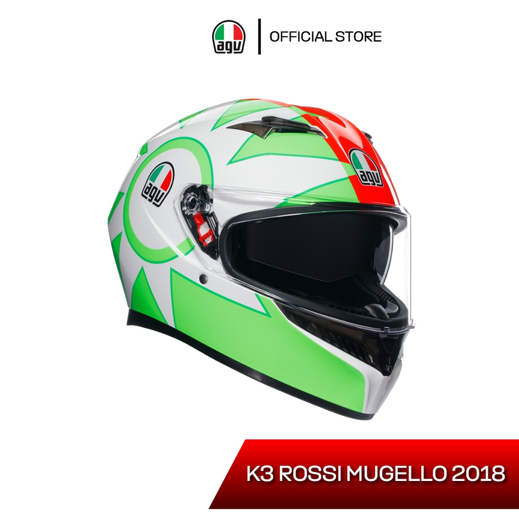 หมวกกันน็อค AGV K3 / ROSSI MUGELLO 2018